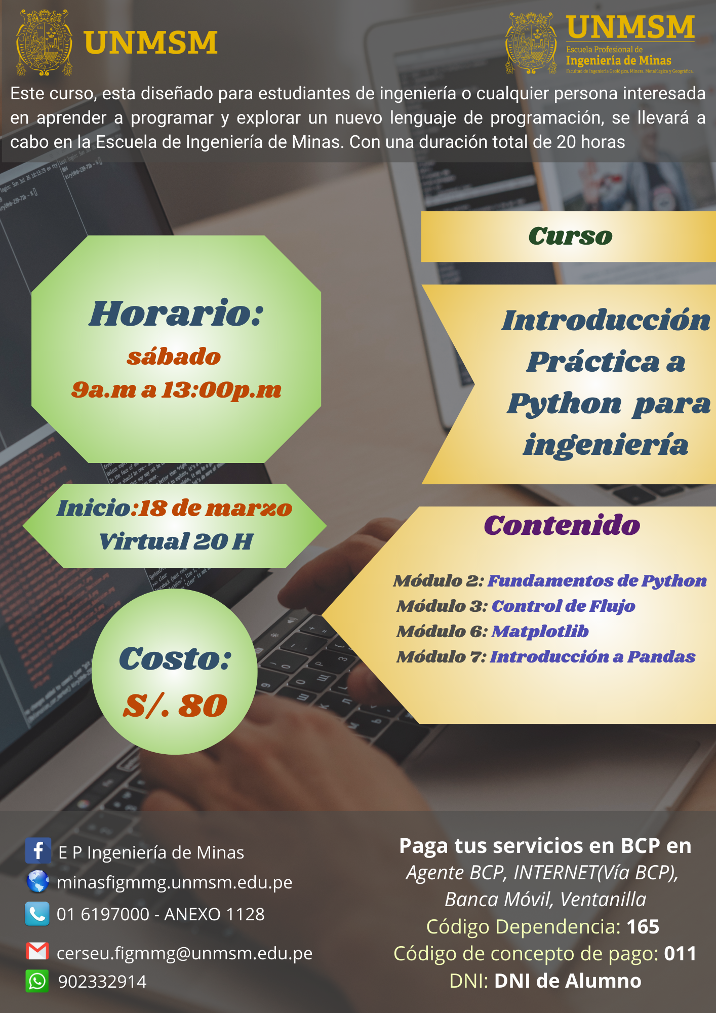 ¡Inscríbete en nuestro Curso Virtual de Python!