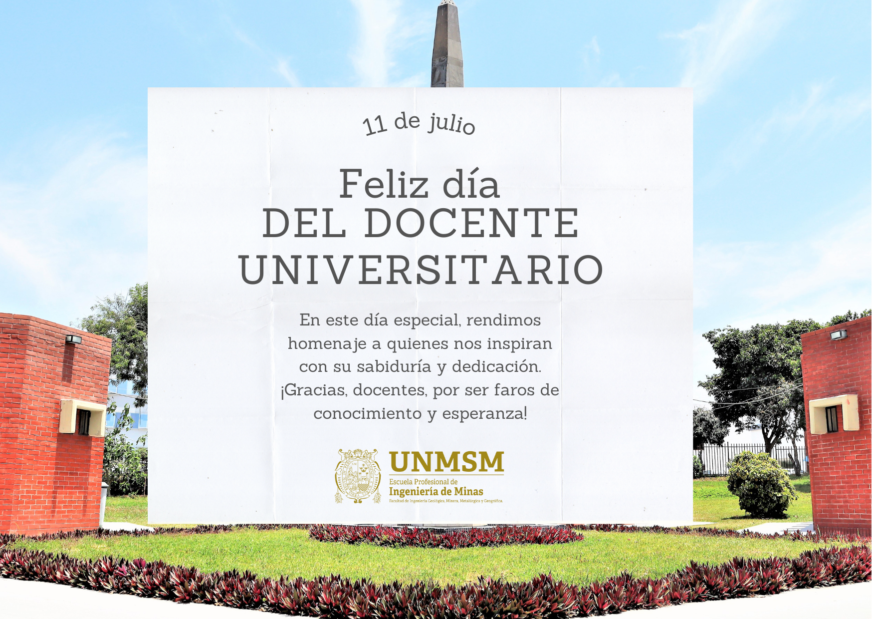 Feliz Día del Docente Universitario