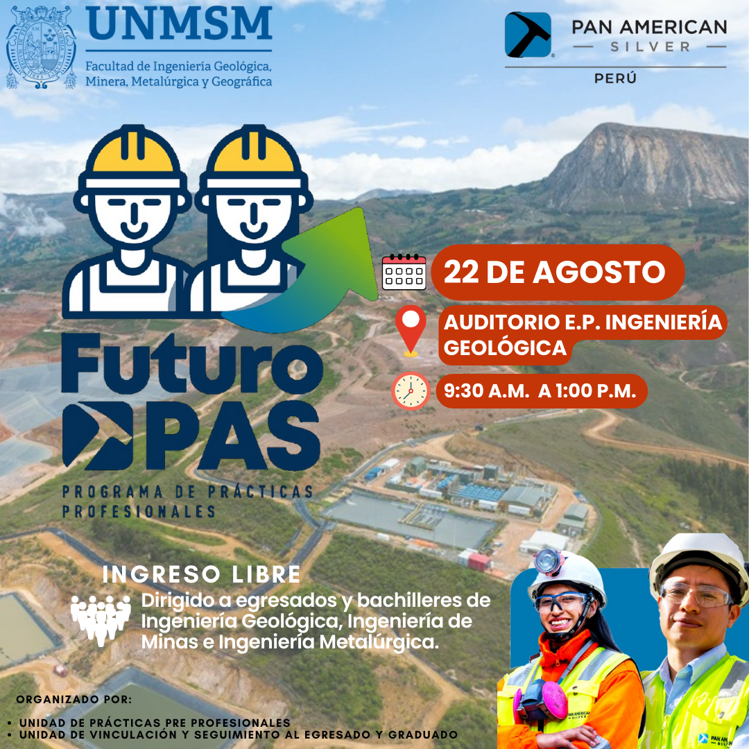 PROGRAMA DE PRÁCTICAS PROFESIONALES «FUTURO PAS – 2025» empresa PAN AMERICAN SILVER