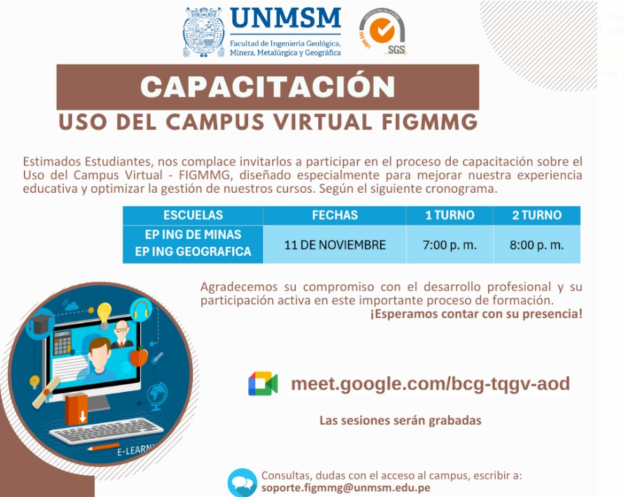 📢 Capacitación de Uso del Campus Virtual FIGMMG 📢