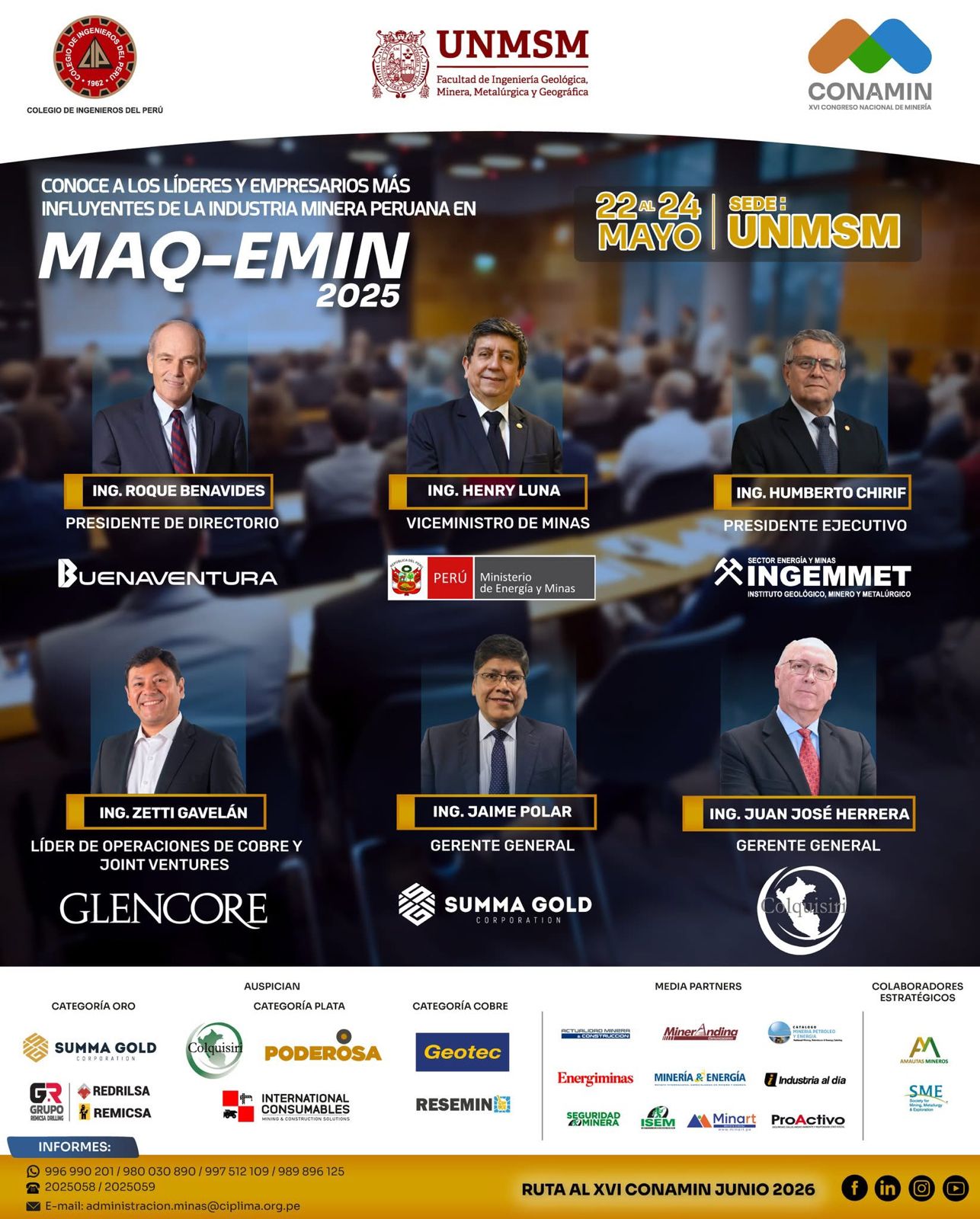 ¡Gran evento minero en la UNMSM!