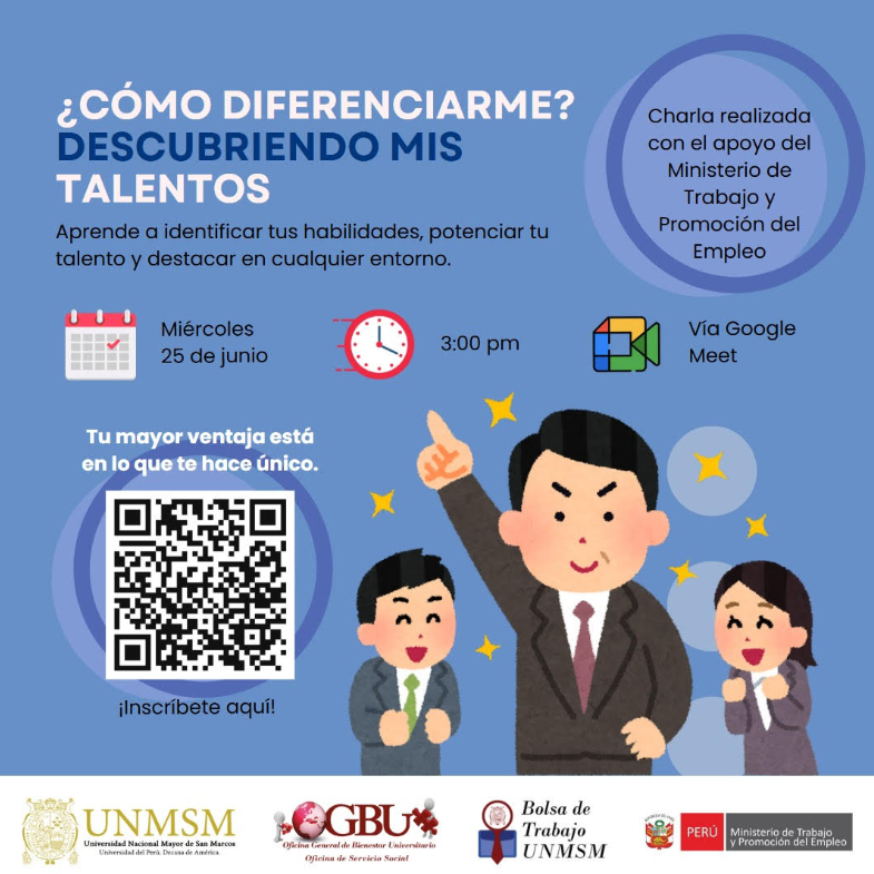 Taller ¿Cómo diferenciarme?, Descubriendo mis talentos